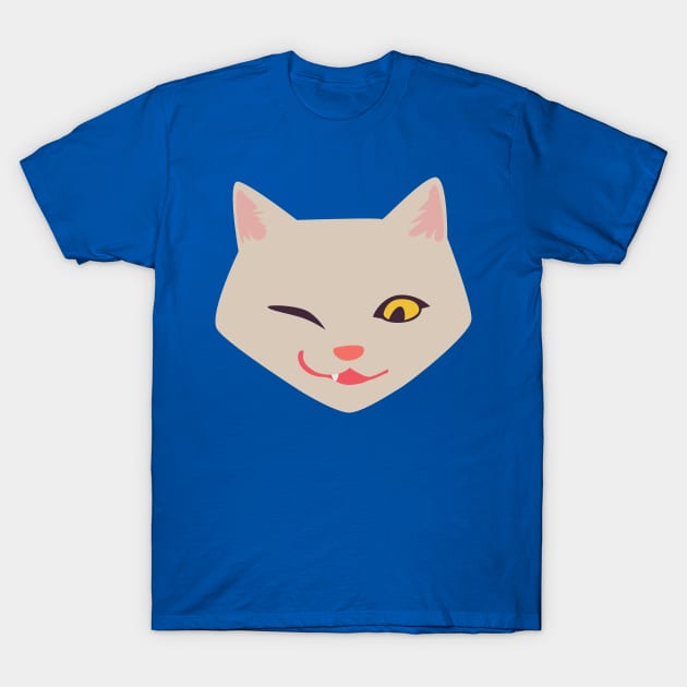 Cat face funny T-Shirt by holidaystore